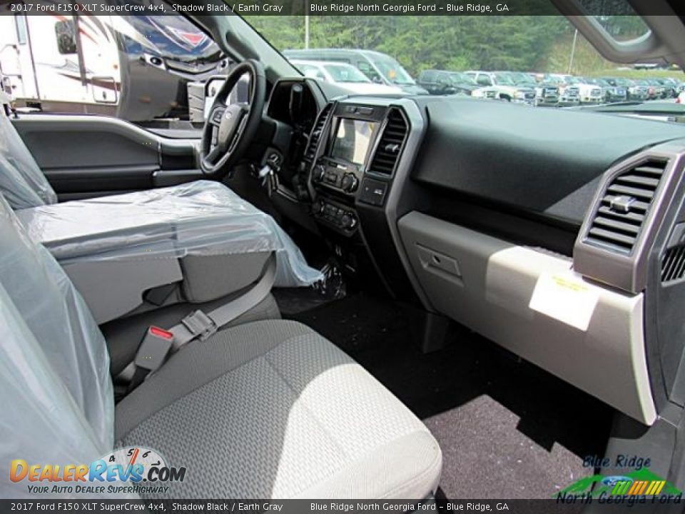 2017 Ford F150 XLT SuperCrew 4x4 Shadow Black / Earth Gray Photo #33