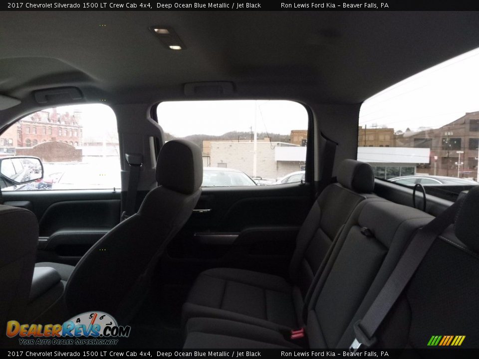 2017 Chevrolet Silverado 1500 LT Crew Cab 4x4 Deep Ocean Blue Metallic / Jet Black Photo #11