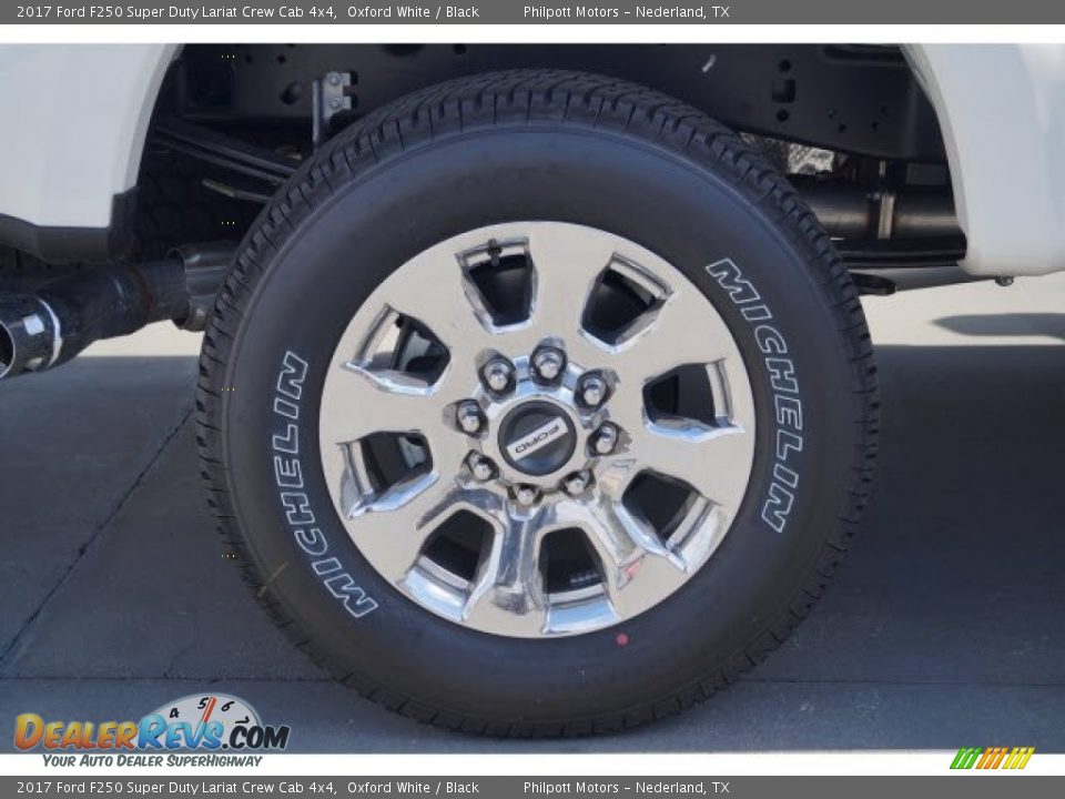 2017 Ford F250 Super Duty Lariat Crew Cab 4x4 Oxford White / Black Photo #10