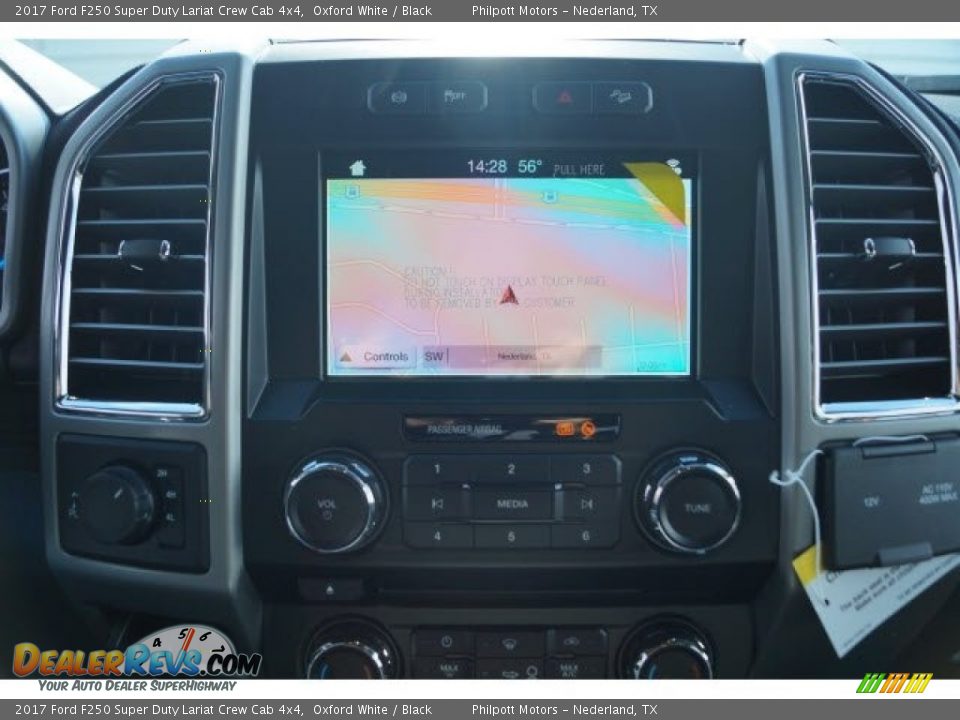 2017 Ford F250 Super Duty Lariat Crew Cab 4x4 Oxford White / Black Photo #15