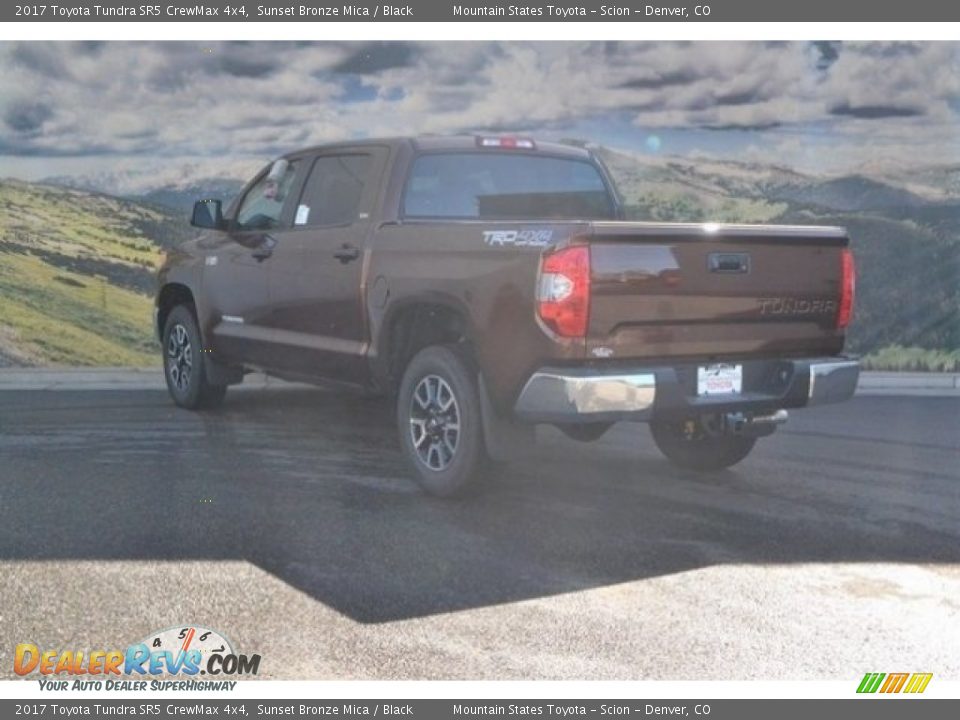 2017 Toyota Tundra SR5 CrewMax 4x4 Sunset Bronze Mica / Black Photo #3