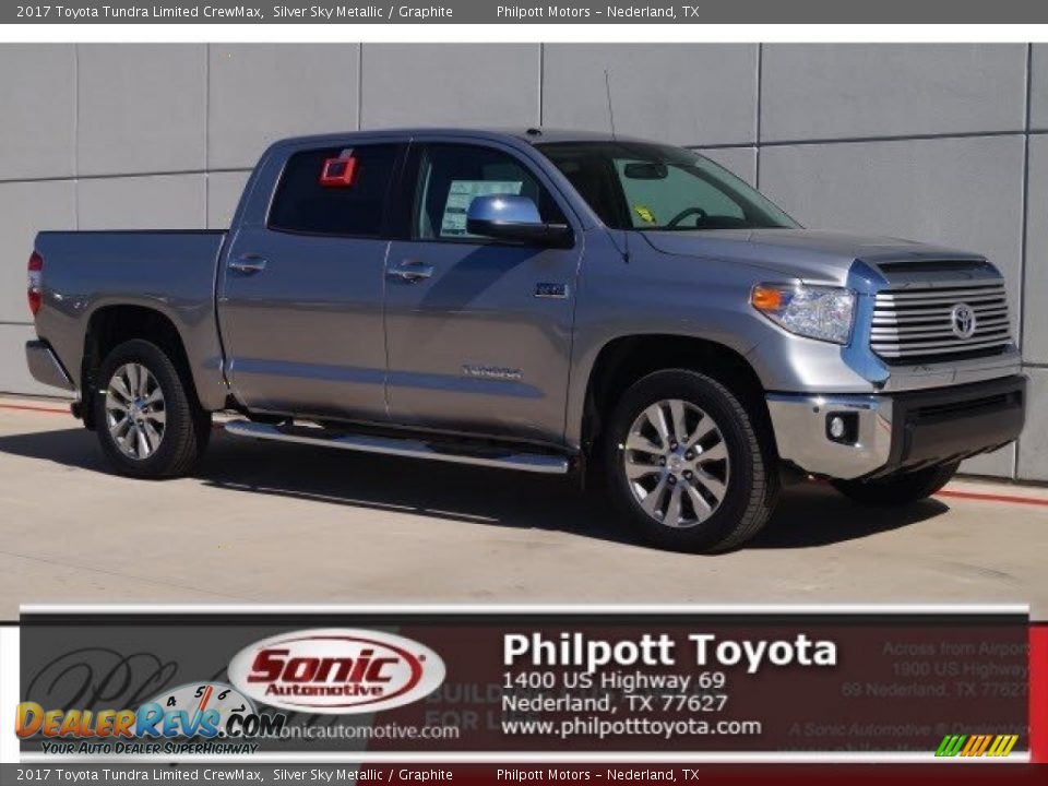 2017 Toyota Tundra Limited CrewMax Silver Sky Metallic / Graphite Photo #1