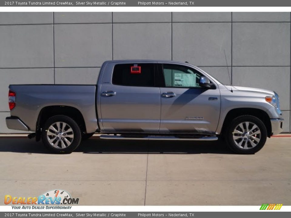 2017 Toyota Tundra Limited CrewMax Silver Sky Metallic / Graphite Photo #2
