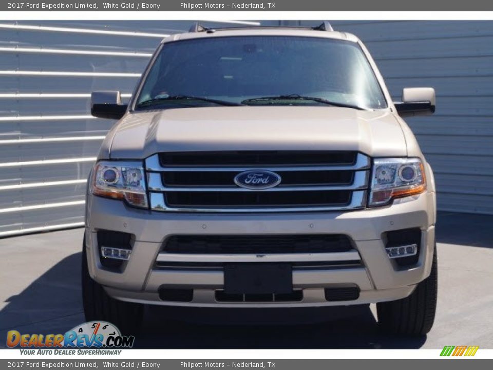 2017 Ford Expedition Limited White Gold / Ebony Photo #2