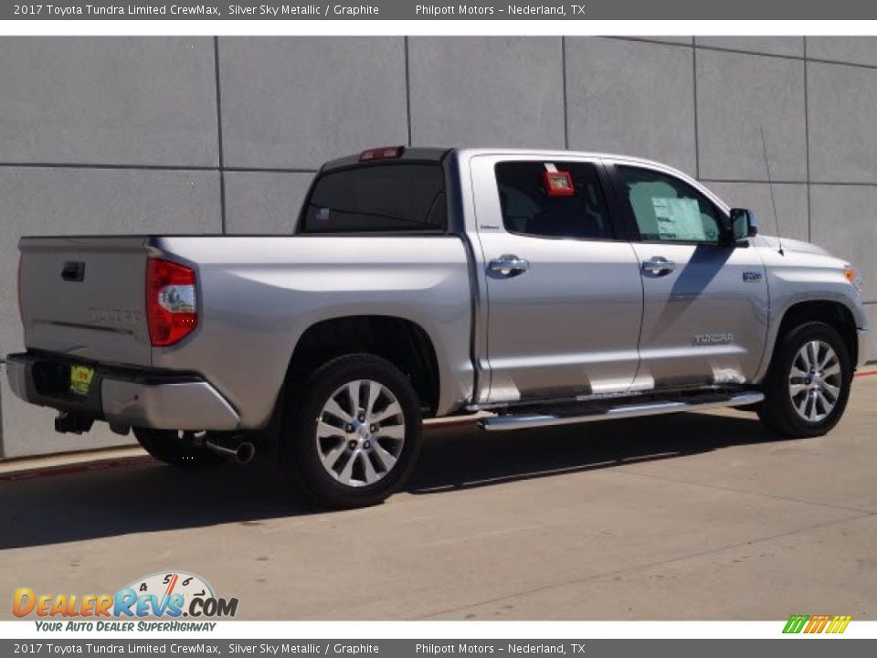 2017 Toyota Tundra Limited CrewMax Silver Sky Metallic / Graphite Photo #3