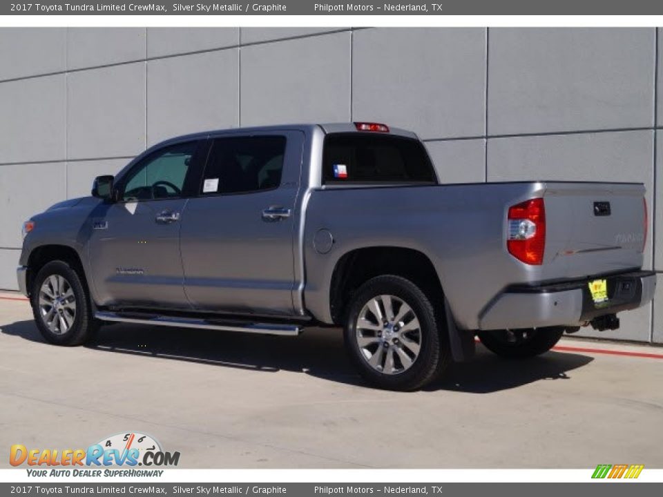 2017 Toyota Tundra Limited CrewMax Silver Sky Metallic / Graphite Photo #4