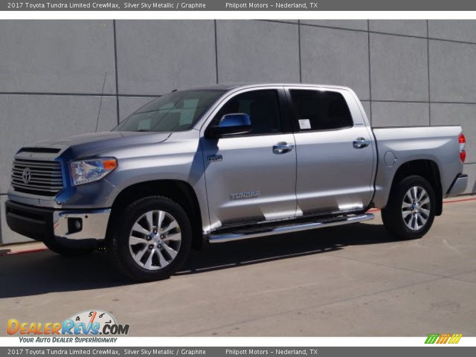 2017 Toyota Tundra Limited CrewMax Silver Sky Metallic / Graphite Photo #6