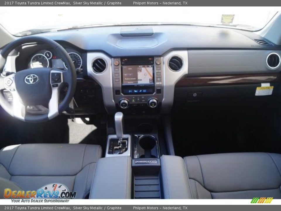 2017 Toyota Tundra Limited CrewMax Silver Sky Metallic / Graphite Photo #7