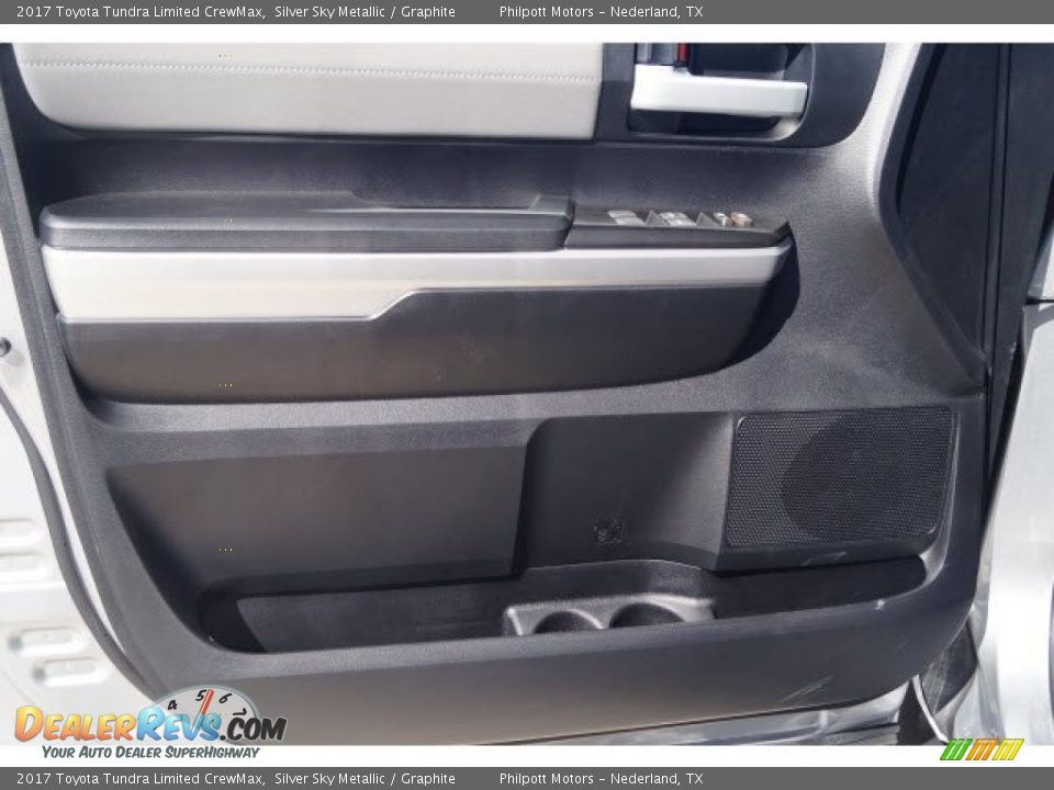 2017 Toyota Tundra Limited CrewMax Silver Sky Metallic / Graphite Photo #12