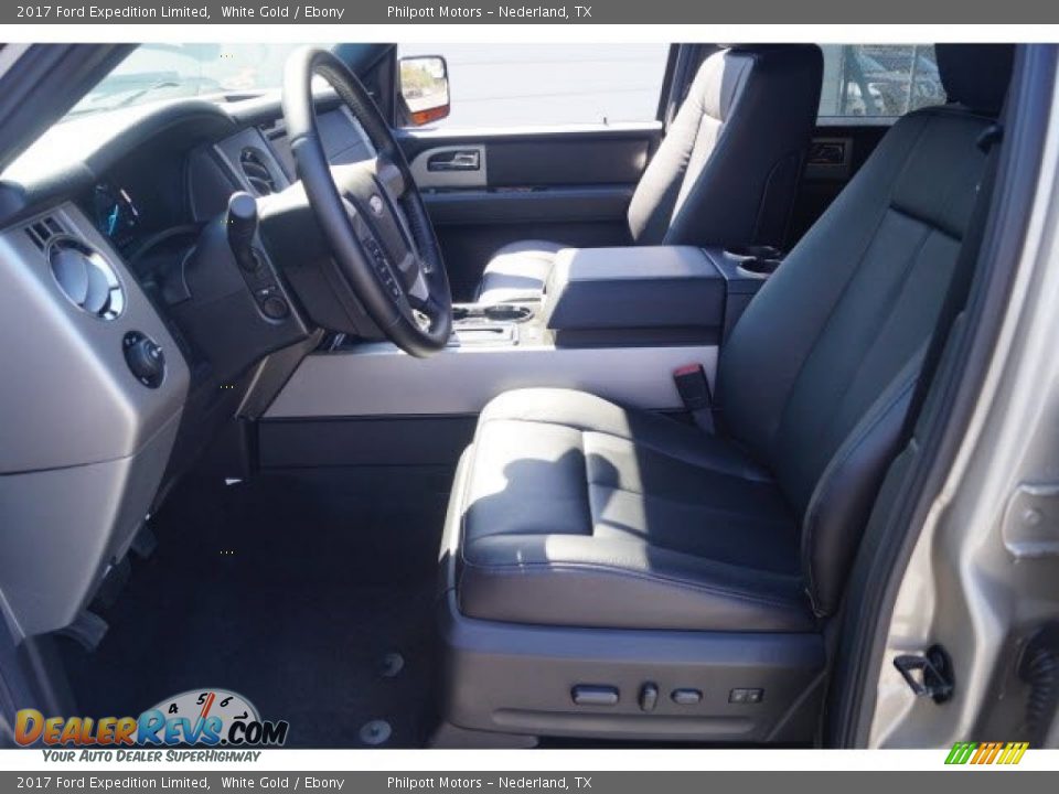 2017 Ford Expedition Limited White Gold / Ebony Photo #12