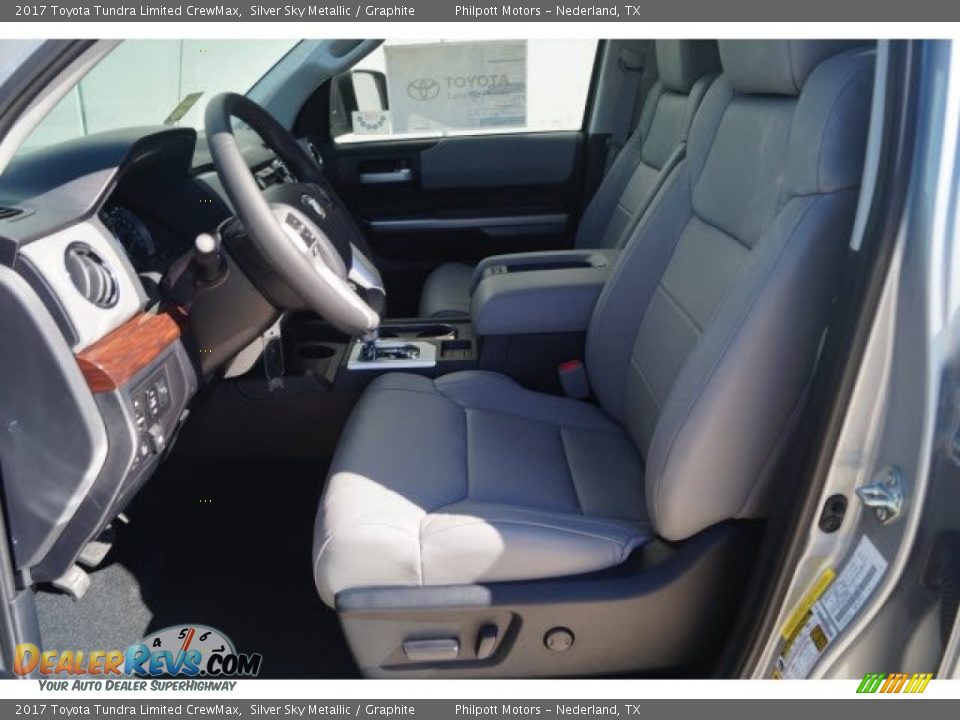 2017 Toyota Tundra Limited CrewMax Silver Sky Metallic / Graphite Photo #13