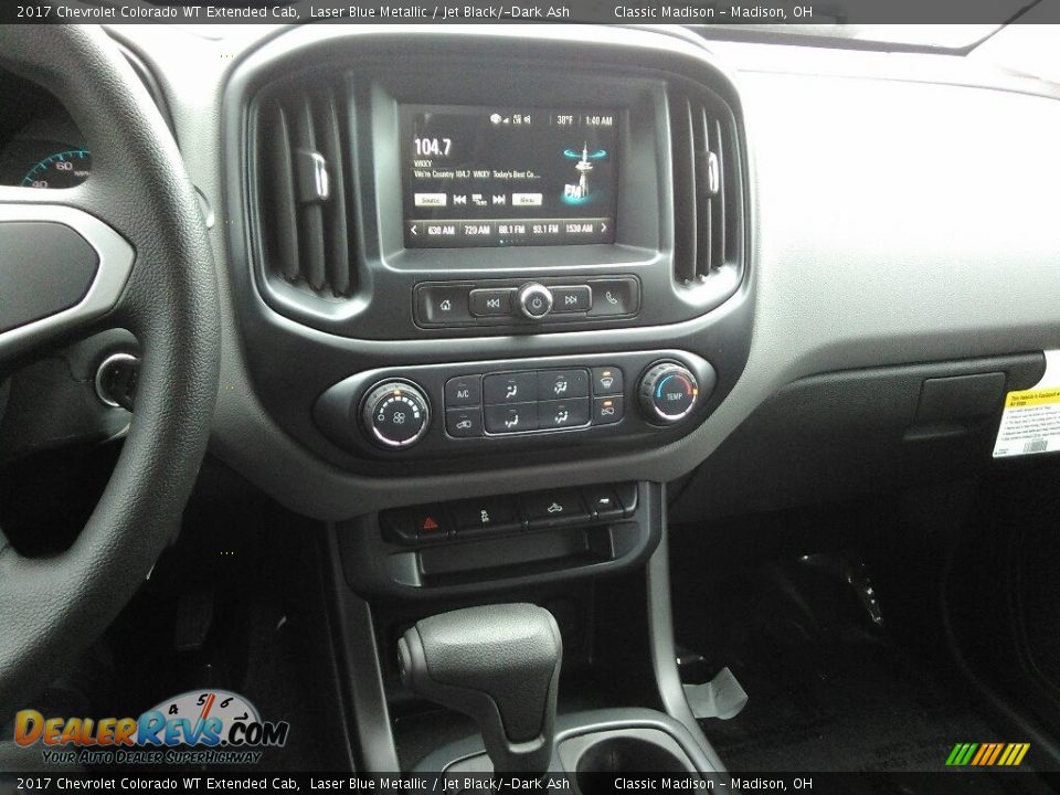 2017 Chevrolet Colorado WT Extended Cab Laser Blue Metallic / Jet Black/­Dark Ash Photo #8