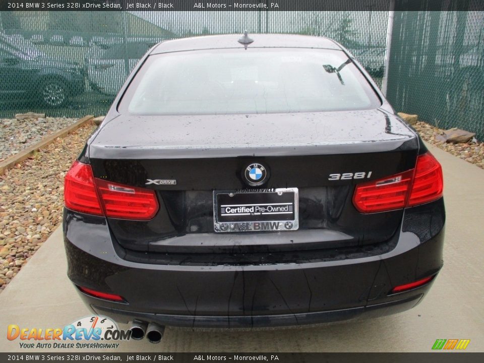 2014 BMW 3 Series 328i xDrive Sedan Jet Black / Black Photo #9