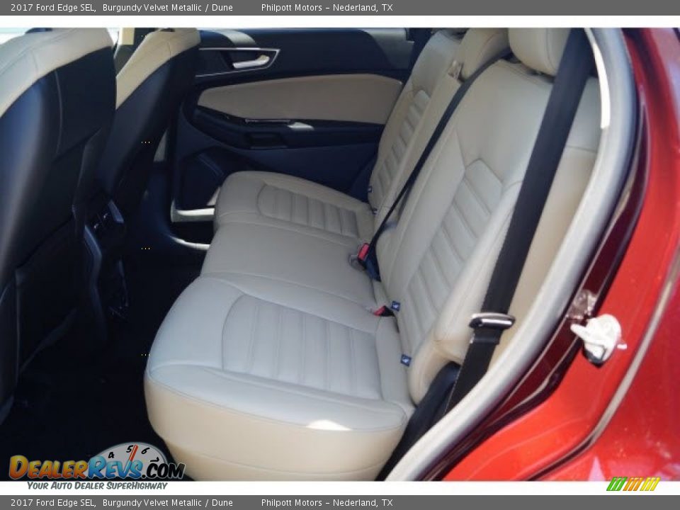 2017 Ford Edge SEL Burgundy Velvet Metallic / Dune Photo #10