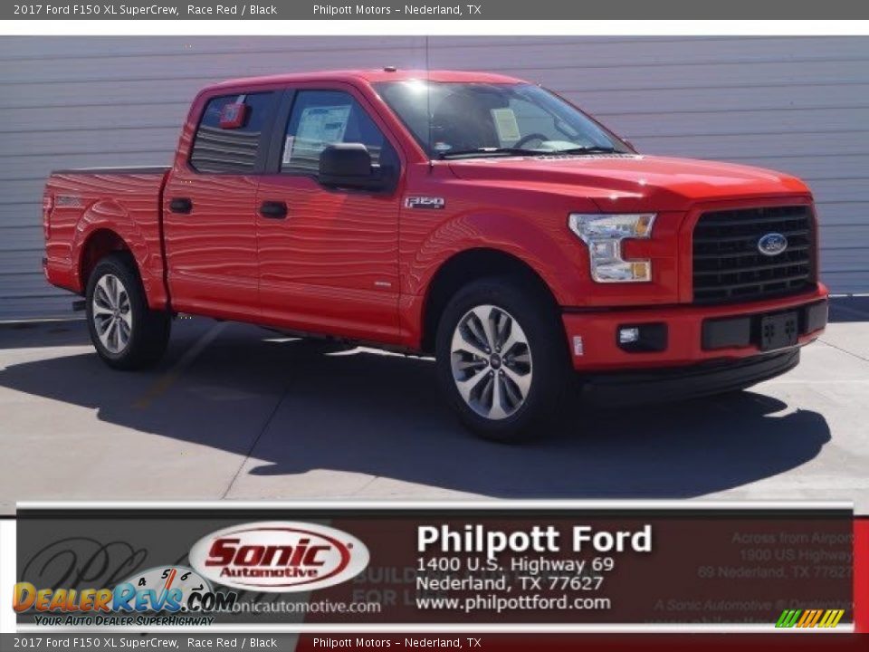 2017 Ford F150 XL SuperCrew Race Red / Black Photo #1