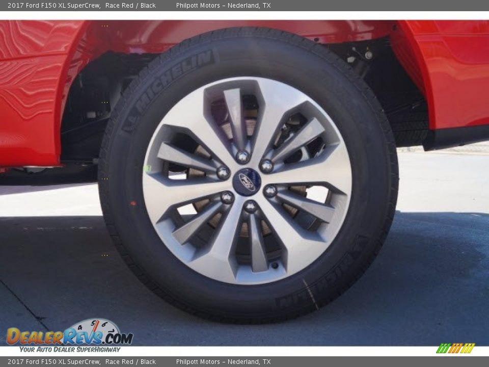 2017 Ford F150 XL SuperCrew Race Red / Black Photo #9