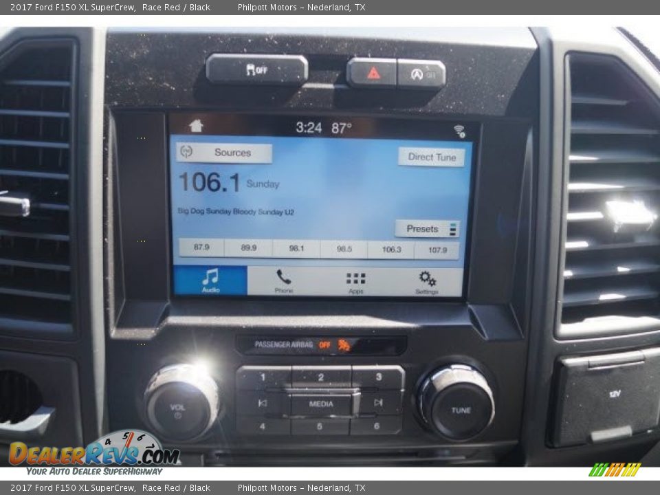 2017 Ford F150 XL SuperCrew Race Red / Black Photo #14
