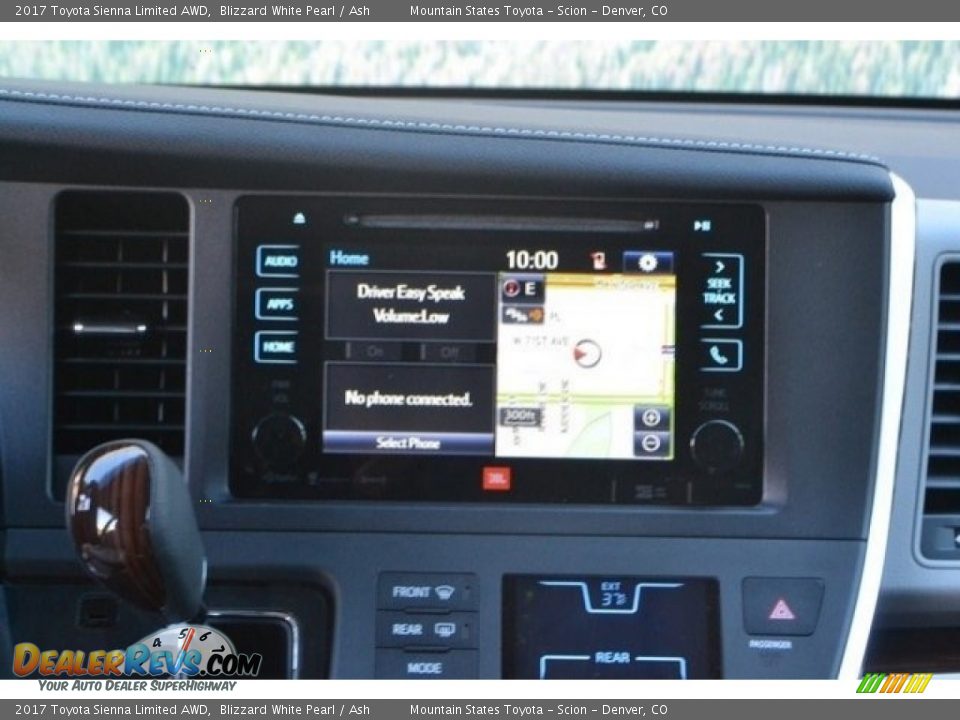 2017 Toyota Sienna Limited AWD Blizzard White Pearl / Ash Photo #6