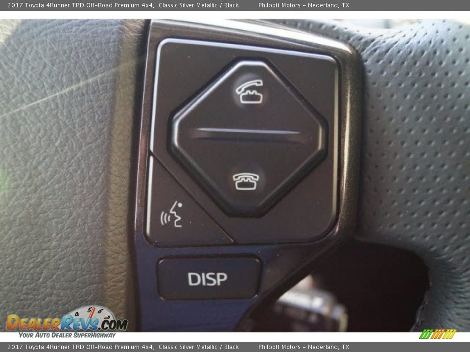 2017 Toyota 4Runner TRD Off-Road Premium 4x4 Classic Silver Metallic / Black Photo #15