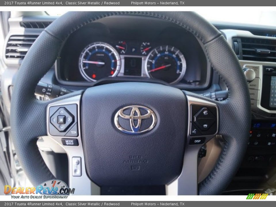 2017 Toyota 4Runner Limited 4x4 Steering Wheel Photo #13