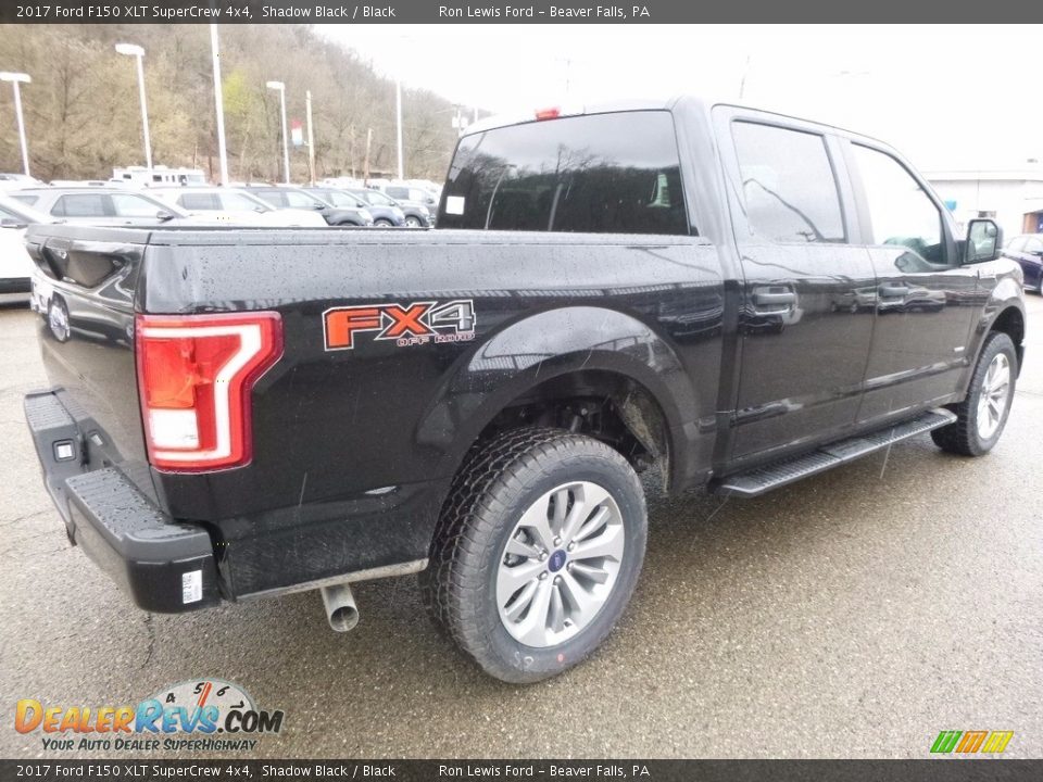 2017 Ford F150 XLT SuperCrew 4x4 Shadow Black / Black Photo #2