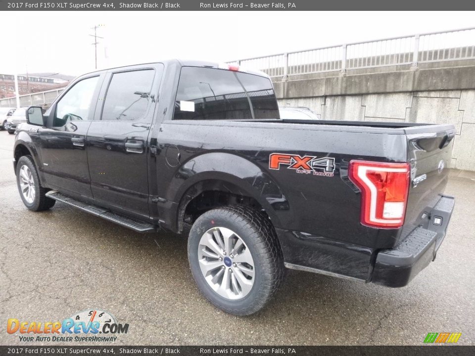 2017 Ford F150 XLT SuperCrew 4x4 Shadow Black / Black Photo #4
