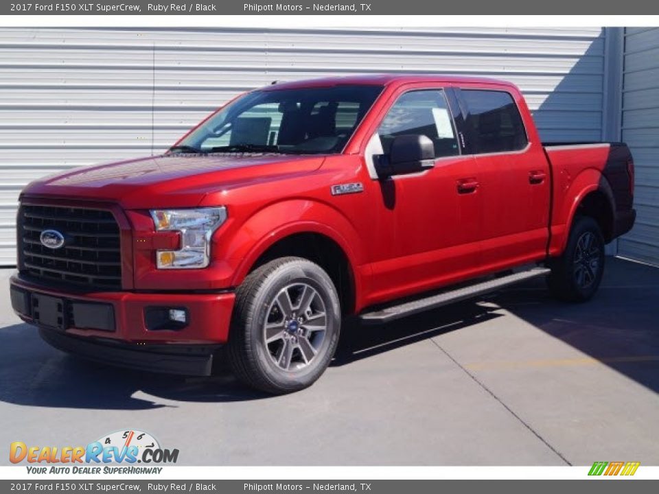 2017 Ford F150 XLT SuperCrew Ruby Red / Black Photo #3