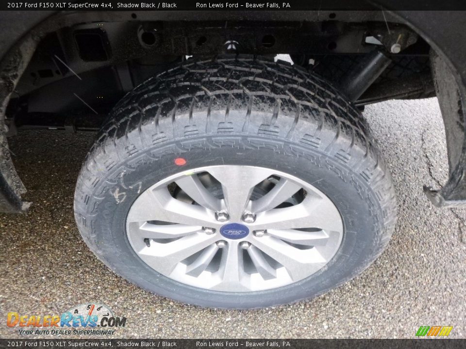 2017 Ford F150 XLT SuperCrew 4x4 Shadow Black / Black Photo #9