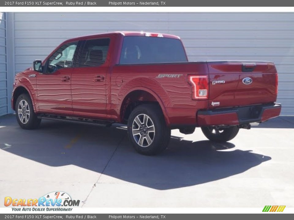 2017 Ford F150 XLT SuperCrew Ruby Red / Black Photo #4