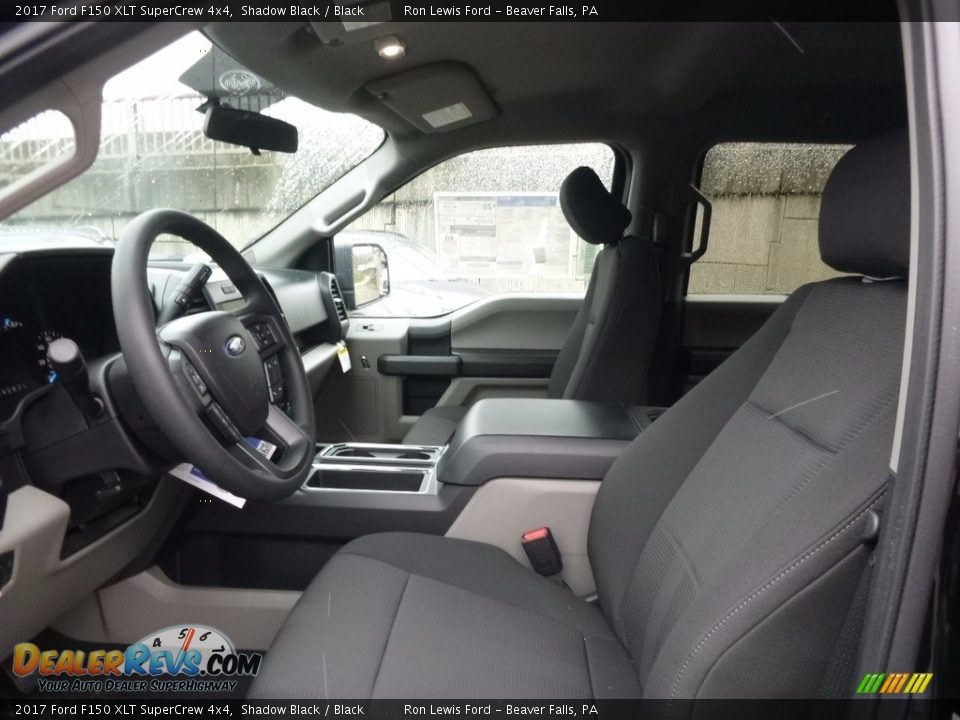 2017 Ford F150 XLT SuperCrew 4x4 Shadow Black / Black Photo #10