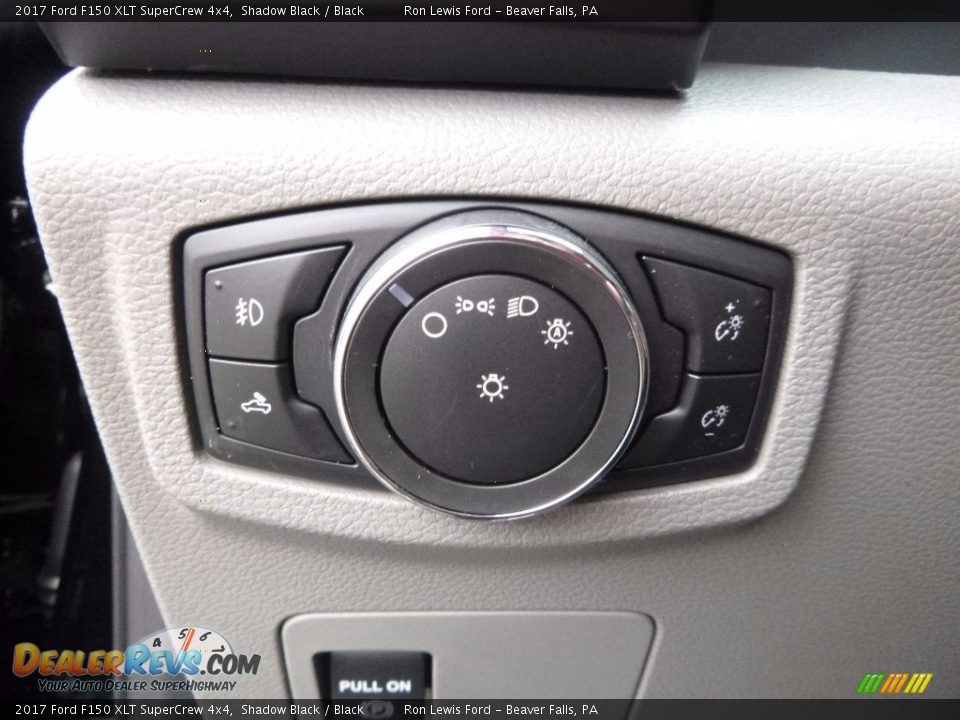 2017 Ford F150 XLT SuperCrew 4x4 Shadow Black / Black Photo #15