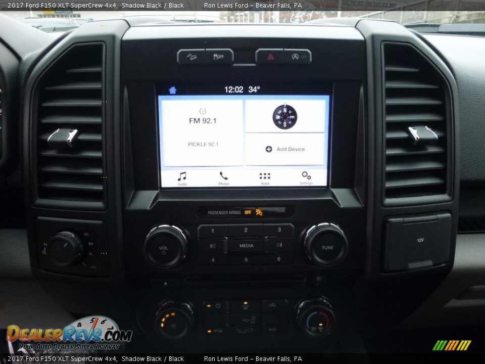 2017 Ford F150 XLT SuperCrew 4x4 Shadow Black / Black Photo #18