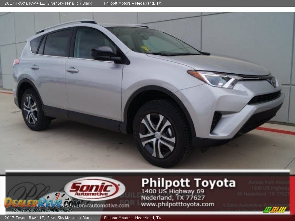 2017 Toyota RAV4 LE Silver Sky Metallic / Black Photo #1
