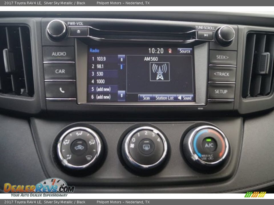 2017 Toyota RAV4 LE Silver Sky Metallic / Black Photo #14
