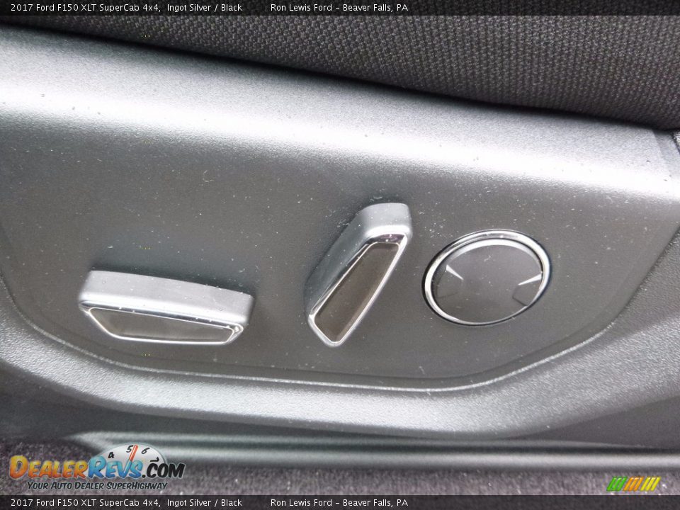 2017 Ford F150 XLT SuperCab 4x4 Ingot Silver / Black Photo #13