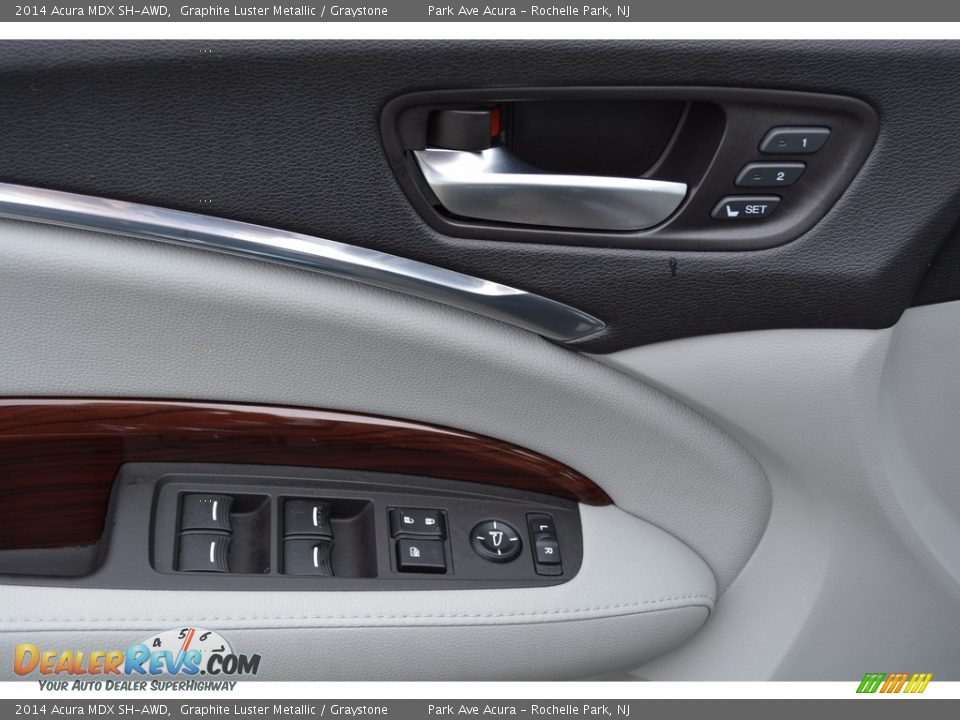 2014 Acura MDX SH-AWD Graphite Luster Metallic / Graystone Photo #10