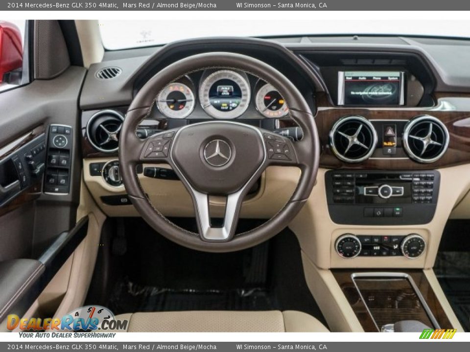 2014 Mercedes-Benz GLK 350 4Matic Mars Red / Almond Beige/Mocha Photo #4