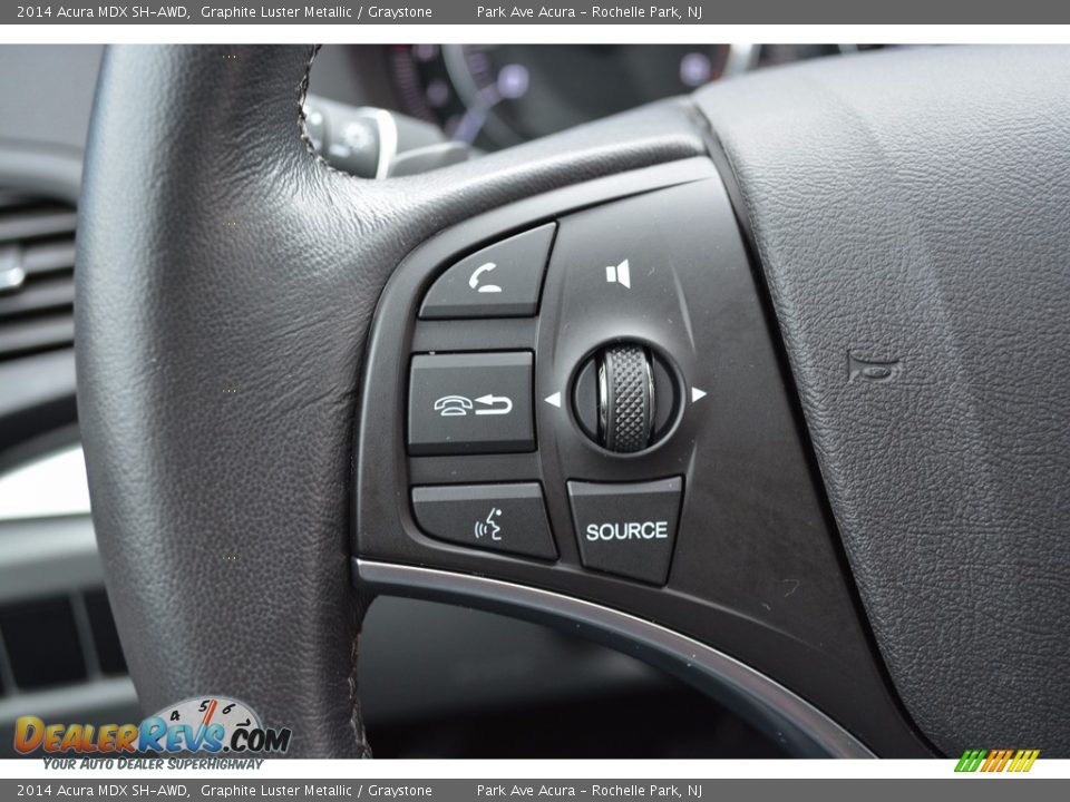 2014 Acura MDX SH-AWD Graphite Luster Metallic / Graystone Photo #19