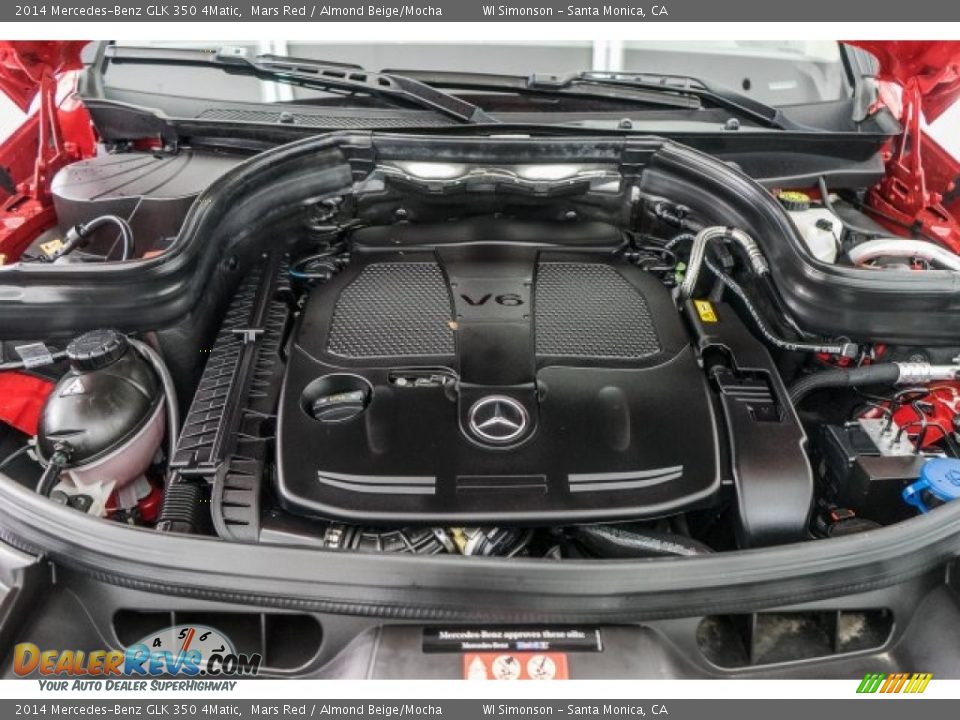 2014 Mercedes-Benz GLK 350 4Matic Mars Red / Almond Beige/Mocha Photo #9