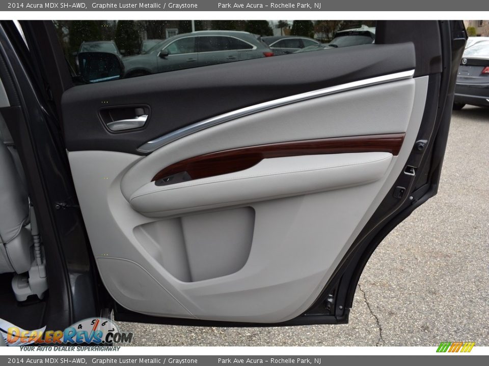 2014 Acura MDX SH-AWD Graphite Luster Metallic / Graystone Photo #25