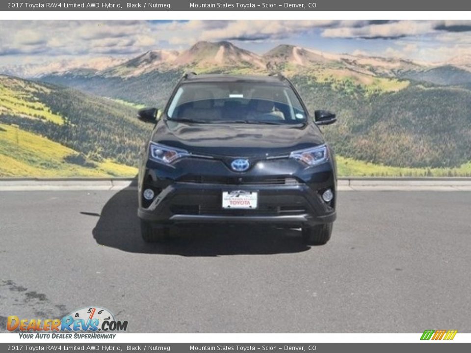 2017 Toyota RAV4 Limited AWD Hybrid Black / Nutmeg Photo #2