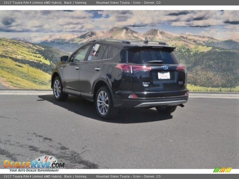 2017 Toyota RAV4 Limited AWD Hybrid Black / Nutmeg Photo #3