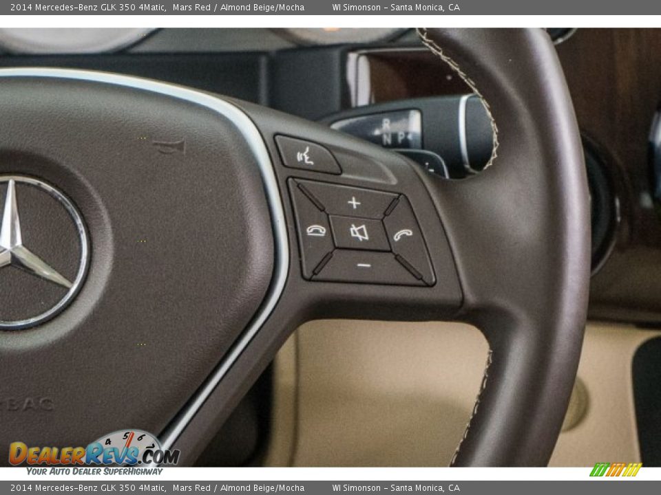 2014 Mercedes-Benz GLK 350 4Matic Mars Red / Almond Beige/Mocha Photo #16