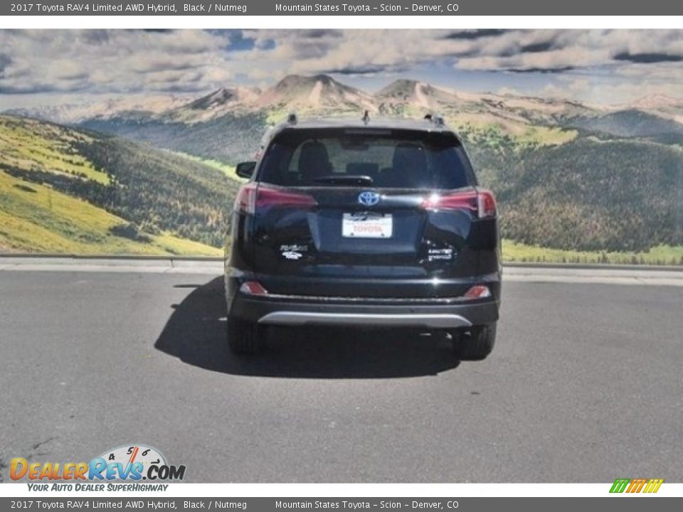 2017 Toyota RAV4 Limited AWD Hybrid Black / Nutmeg Photo #4