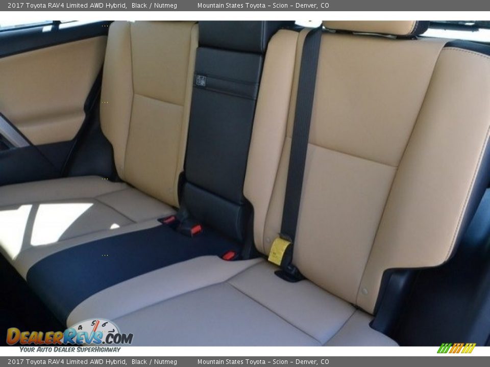 2017 Toyota RAV4 Limited AWD Hybrid Black / Nutmeg Photo #7