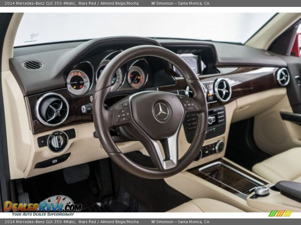 2014 Mercedes-Benz GLK 350 4Matic Mars Red / Almond Beige/Mocha Photo #19