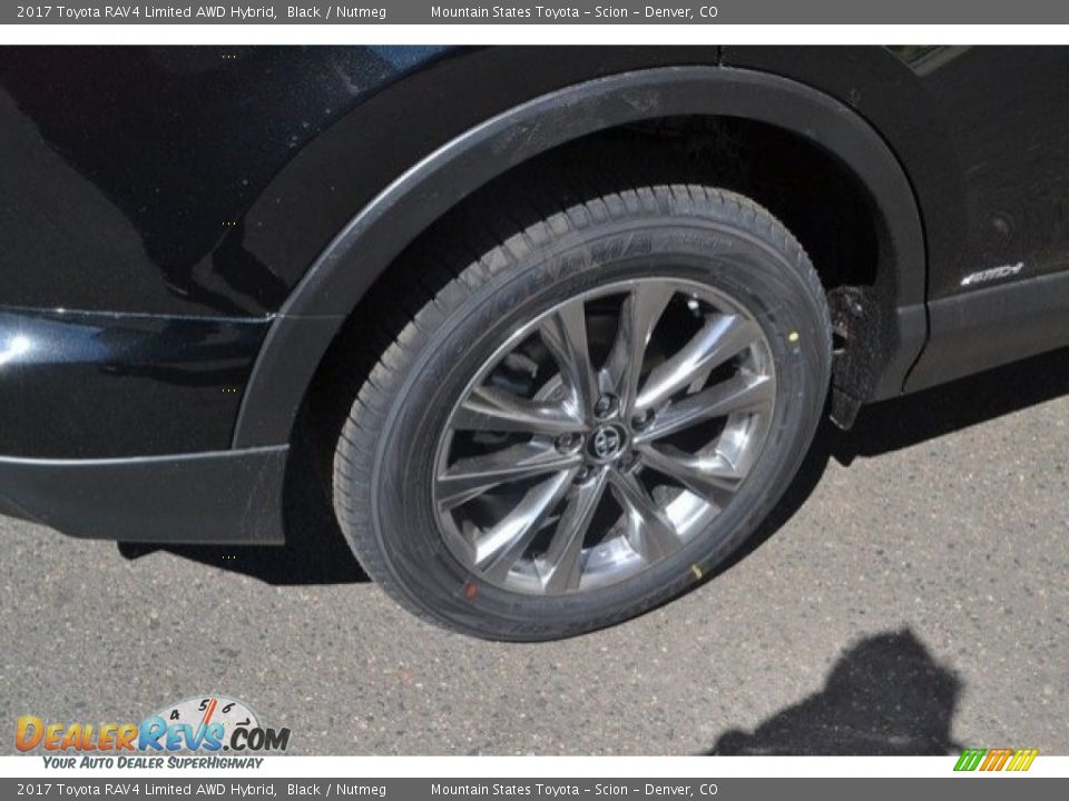 2017 Toyota RAV4 Limited AWD Hybrid Black / Nutmeg Photo #9