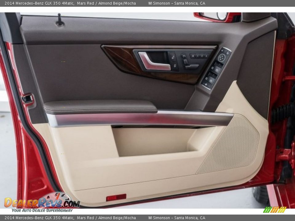 2014 Mercedes-Benz GLK 350 4Matic Mars Red / Almond Beige/Mocha Photo #22