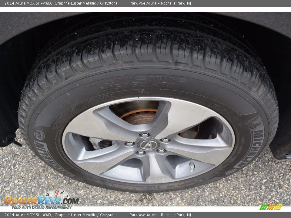 2014 Acura MDX SH-AWD Graphite Luster Metallic / Graystone Photo #34