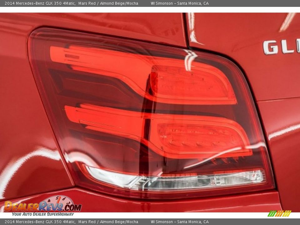 2014 Mercedes-Benz GLK 350 4Matic Mars Red / Almond Beige/Mocha Photo #28